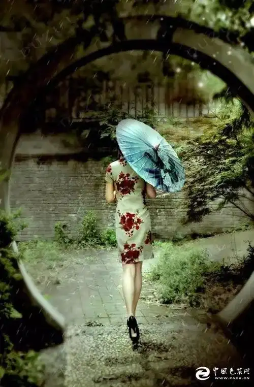 江南烟雨旗袍佳人迷醉了