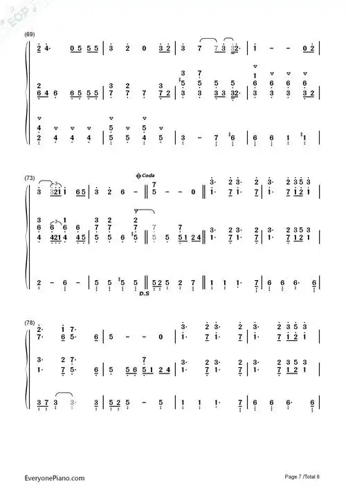 lucky-jason mraz & colbie caillat双手简谱预览7