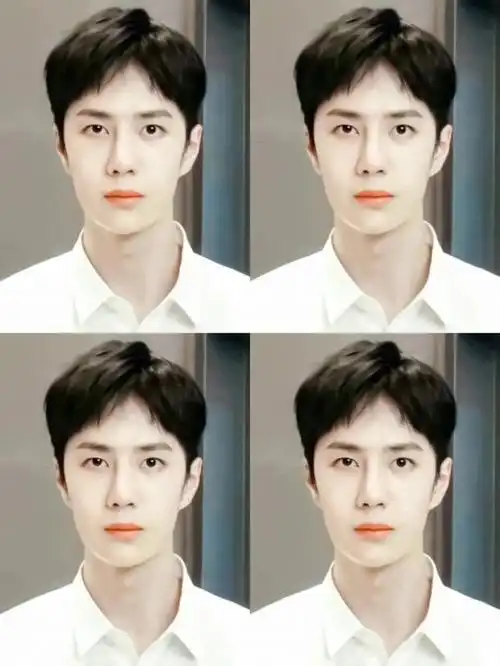 王一博白衬衫证件照曝光!清秀俊雅纯纯的超级帅