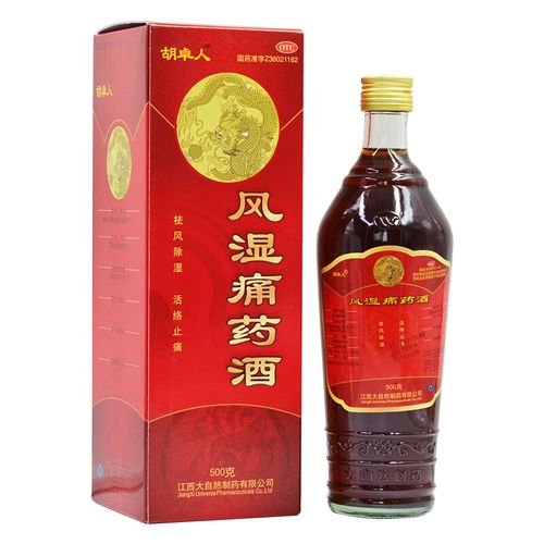 胡卓人 风湿痛药酒500g 1盒装