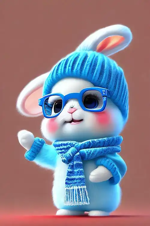 萌萌兔手机壁纸让你的手机充满温暖气息