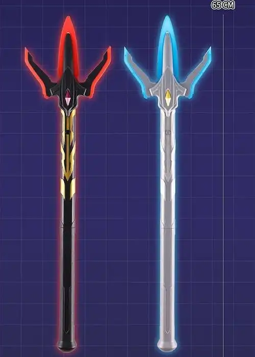 迪士尼商城同款银河火花枪加长版奥特曼变身器男孩玩具炫酷声光黑暗