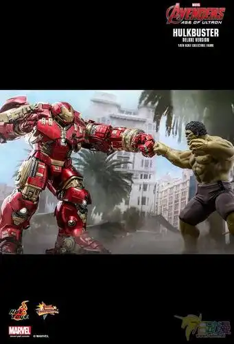 ht1比6可动人偶电影系列mms复仇者联盟2反浩克装甲豪华版