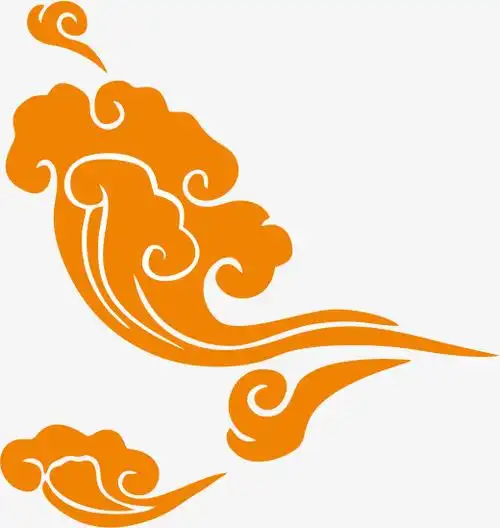 手绘祥云图无水印素材免费下载_觅元素