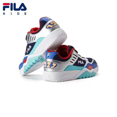 fila斐乐童鞋儿童网球文化鞋2022春季新款男女市宏大童防滑运动鞋