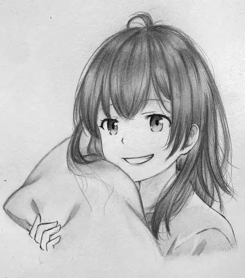 素描动漫手绘满足了我二次元的幻想