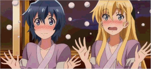 七月新番gif:脚踏两条船的女人 最后还逃跑了