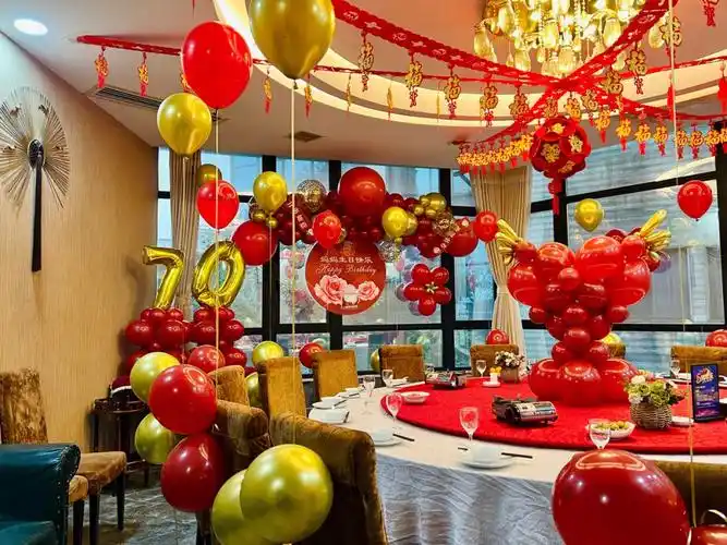 寿宴包间布置