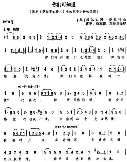 分析作品《你们可知道》.