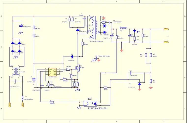 开关电源原理图-电子电路图,电子技术资料网站