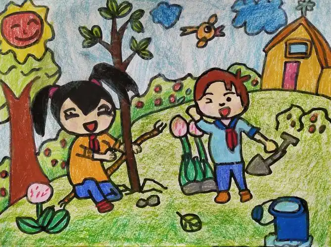 放飞梦想——炫彩空间欢庆"六一"儿童画