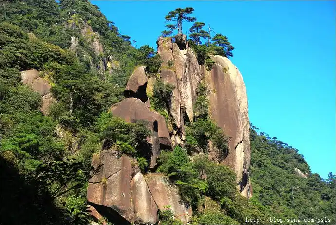 三清山看中国最美的花岗岩峰林