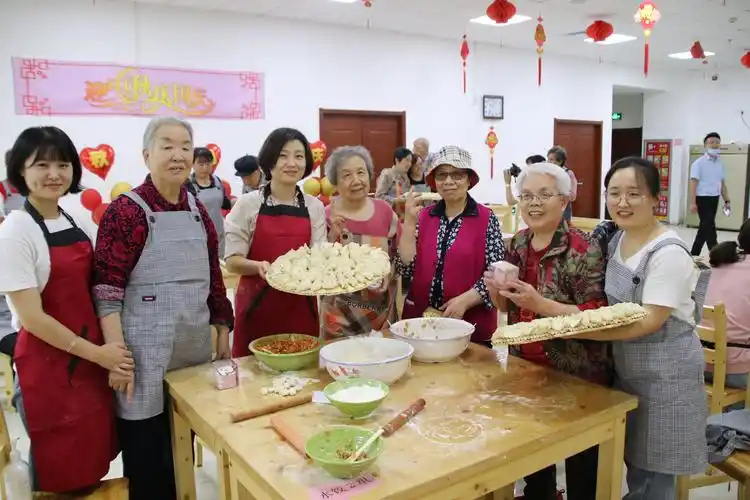 济南善德养老院中秋国庆节活动