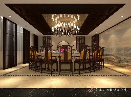 中式私人会所装修效果图_中式私人会所装修样板间_保障网装修效果图