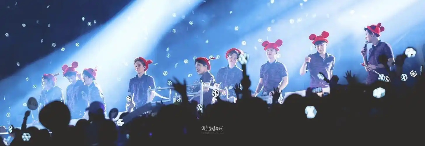 有exo九人的壁纸吗