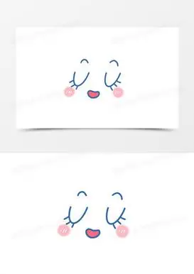 简笔画手绘涂鸦害羞表情包素材
