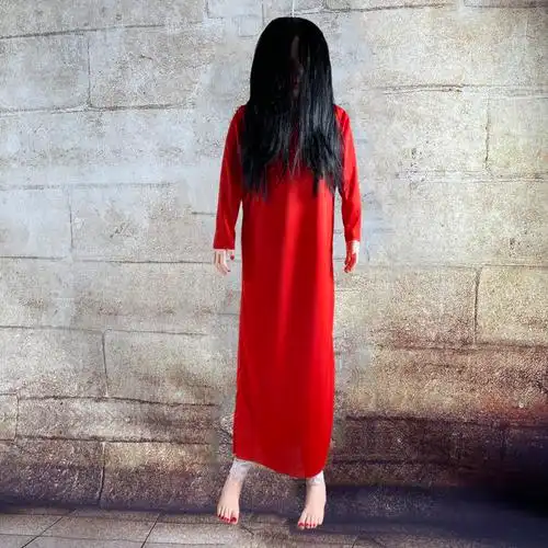 万圣节红衣吊鬼挂鬼尸体鬼屋密室酒吧恐怖女鬼其它