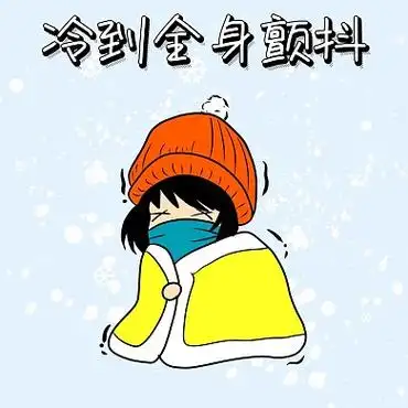 冷的表情包图片