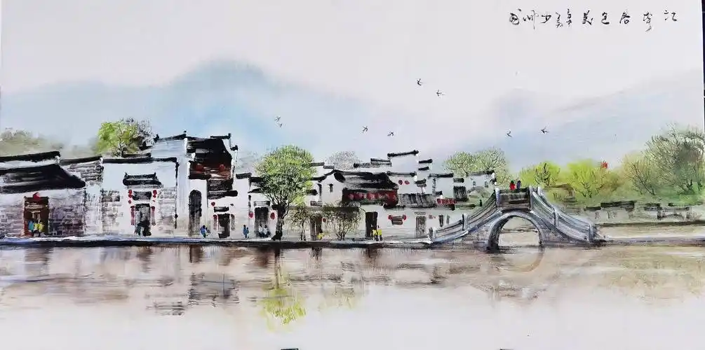 吴冠中嫡传弟子冯少帅亚麻布国画第一人