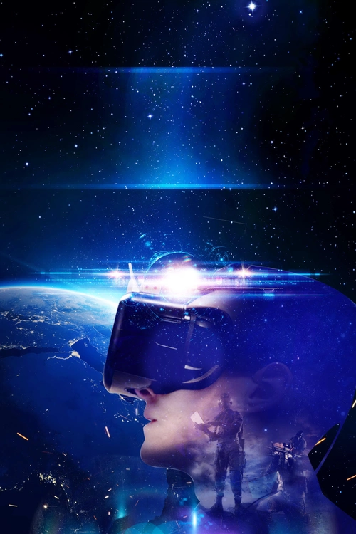 创意科技风vr科技psd分层