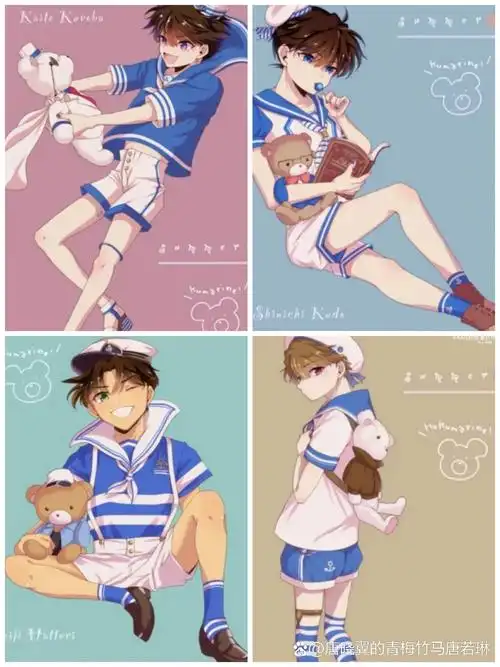 稀有名侦探柯楠f4男团