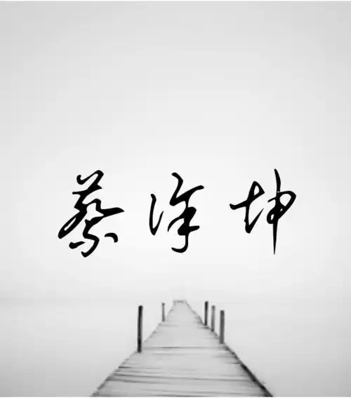 蔡徐坤4种不同类的签名.