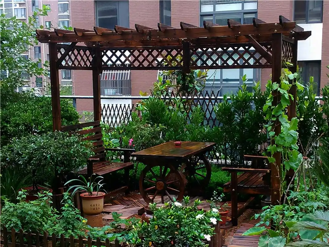 40平米的小庭院,带给你恬静美好的生活