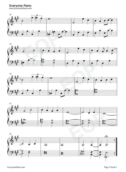 home-undertale-传说之下五线谱预览3-钢琴谱文件(五线谱,双手简谱