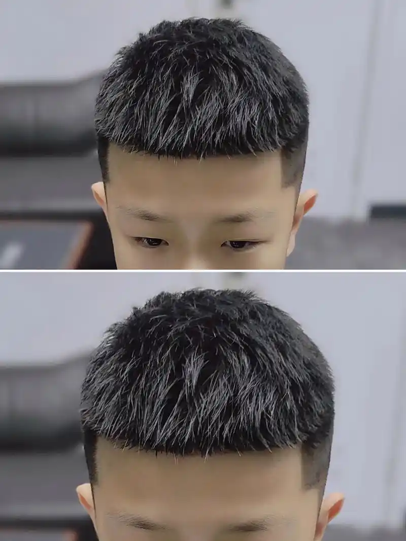 男生发型|立体渐变栗子头|小学生发型 快给你家娃娃剪个这样的发型