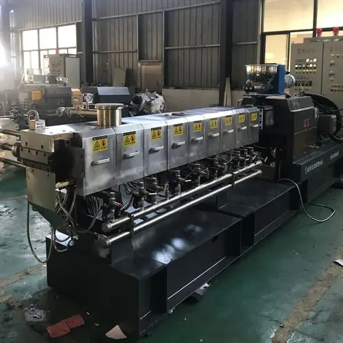 slg-40型同向平行三螺杆挤出机南京迈亚源头厂家直供