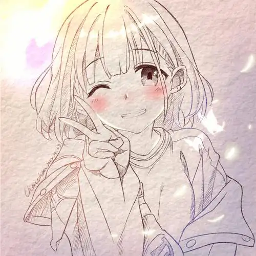 教你画动漫女生附过程图