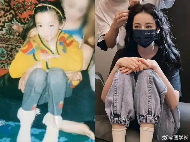 迪丽热巴坐姿好乖#从小就是可爱迪迪卡卡等比例长大的宝宝~哈基米小