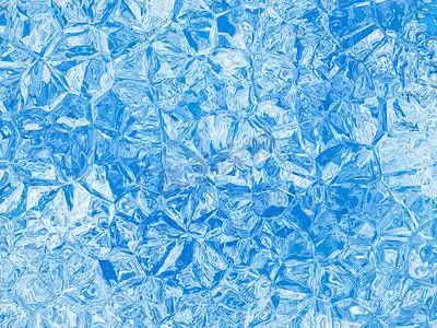 蓝色色救济冰水晶背景