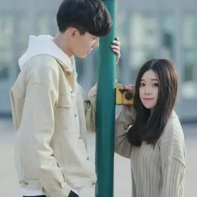 小清新幸福甜蜜一对情头头像,情侣头像图片-回车桌面