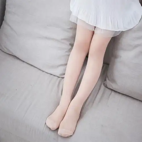 打底裤女孩洋气中小学生高腰修身肉色丝袜新款中大童小女生跳舞专用 3