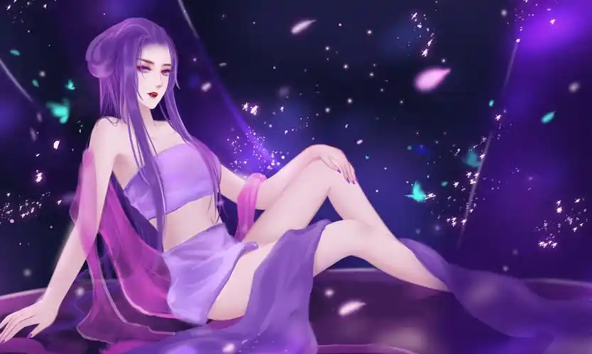 紫女 绘者:未知 - 堆糖,美图壁纸兴趣社区