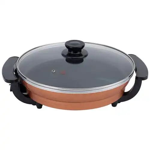 昊厨厨电煎锅多功能家用烙饼电烤锅平底锅插电不粘锅电热火锅