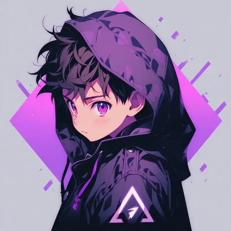 90紫色90神秘感90男生头像 充满神秘气息的紫色系头像.