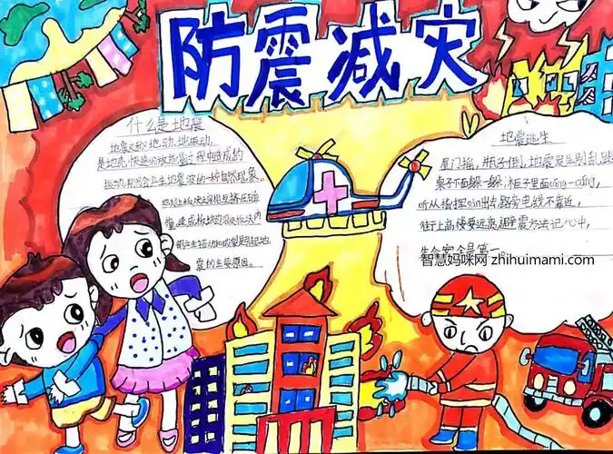 512防灾减灾日手抄报一等奖