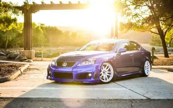 性能车都特别爱蓝色 雷克萨斯is-f改装版