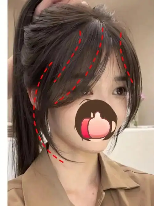 心心念念的八字刘海剪完被夸好看