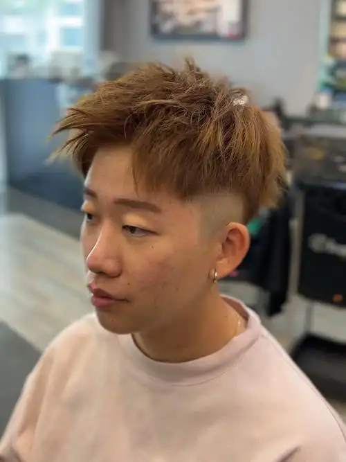 简直懒人福音09#发型  #烟花烫  #男士发型  #男生发型  #男生烫发