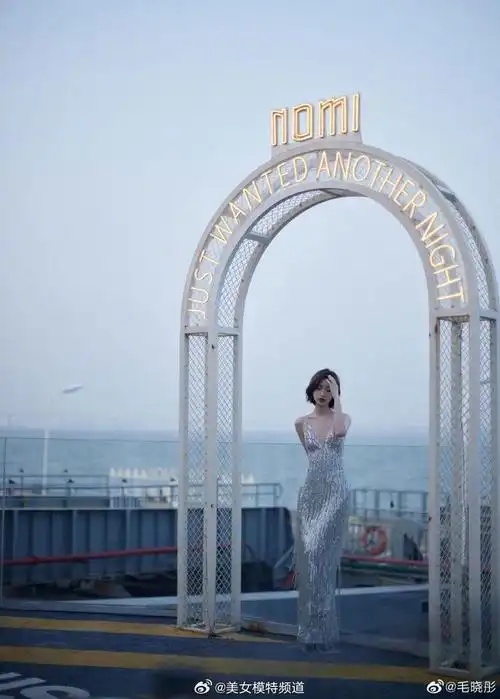 毛晓彤晒银色礼裙美照 流苏亮片包裹完美身形性感优雅