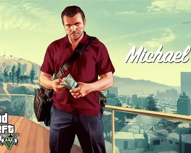 michael-侠盗猎车手5 grand theft auto v gta5游戏高清壁纸