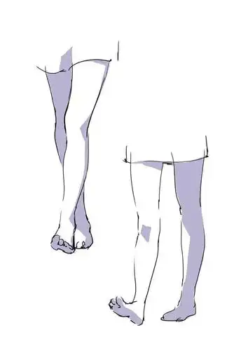 动漫人物腿部怎么画?一大波画腿素材!