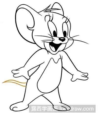 儿童画教程:教你画杰瑞