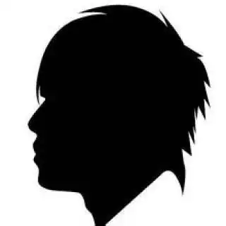 周杰伦头像黑白轮廓