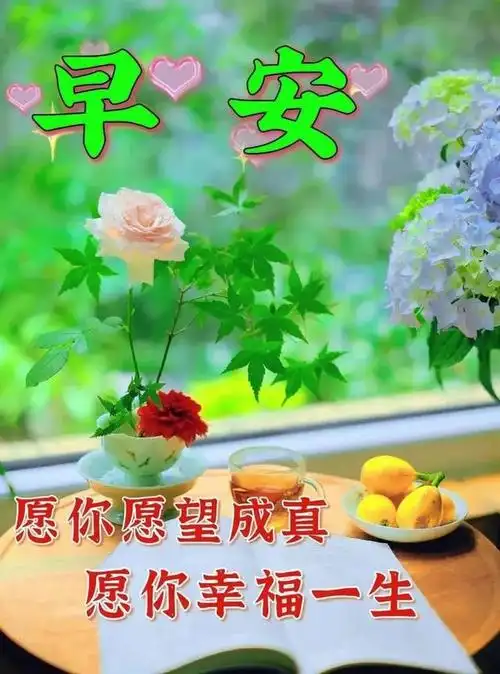 7月4日周二早上好,祝福早安图片带字问候语