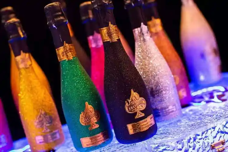 钻石香槟土豪金小气泡酒375ml金砂钻石香槟夜店酒吧量大价优-阿里巴巴