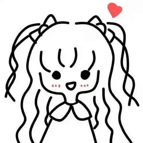 简笔画可爱卡通头像忙着可爱忙着长大愿做你可爱的小仙女#end正文简笔